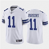 Youth Nike Cowboys 11 Micah Parsons White Vapor Limited Jersey,baseball caps,new era cap wholesale,wholesale hats